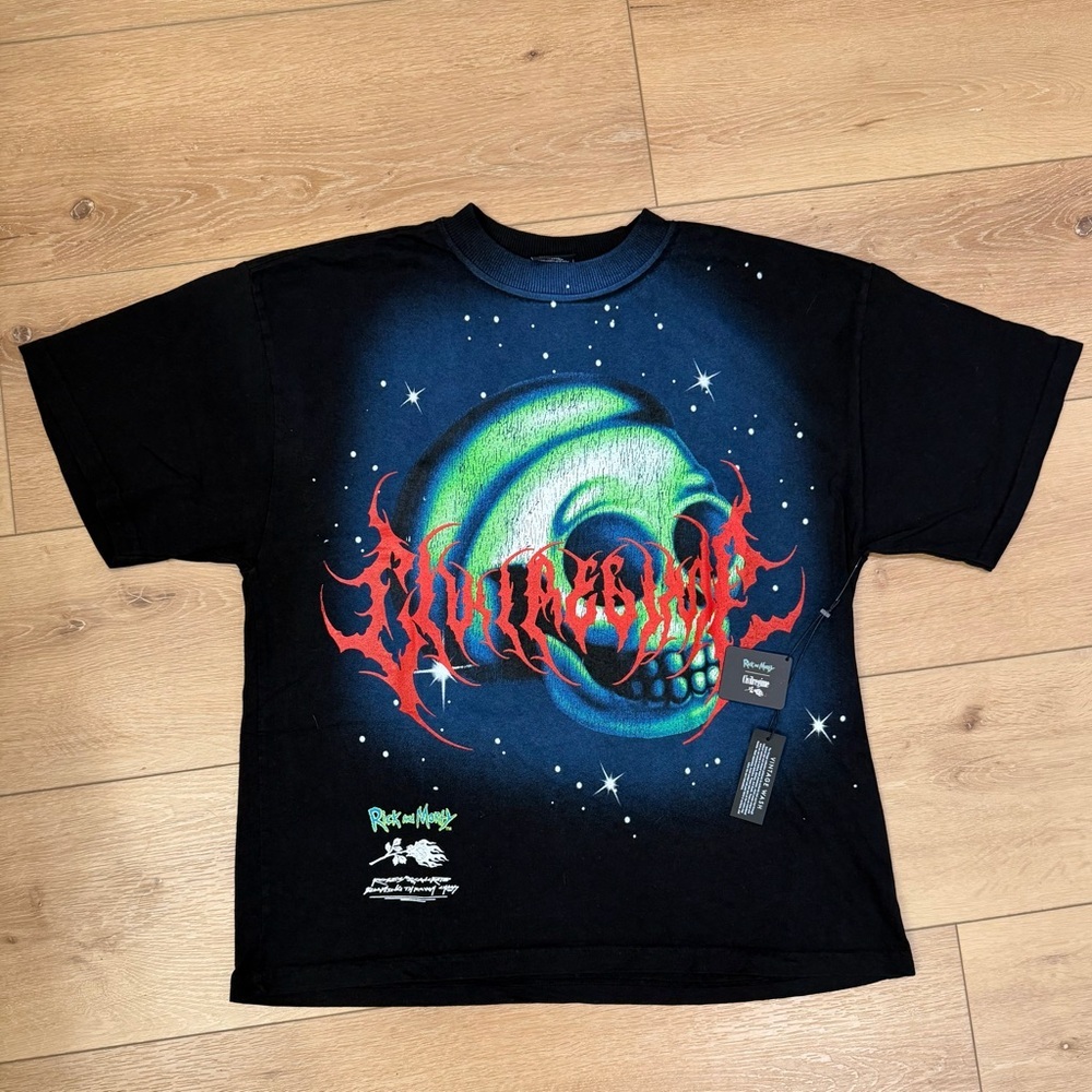 Civil Regime x Rick & Morty: Future Misfit Morty 199X Oversized Tee Size Small